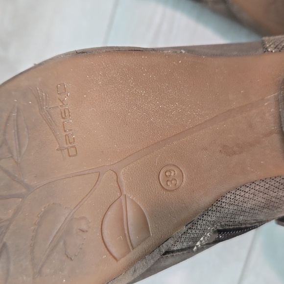 Dansko Women Marcia Ankle Leather Mule Clog shoes boots sz 39/8.5-9 - Picture 15 of 16